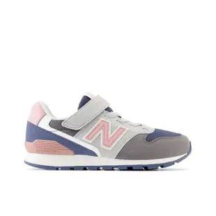 【New Balance】 NB 童鞋_中性_灰粉色_YV996ME3-W楦 大童