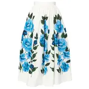[Erdem] Volume Midi Skirt