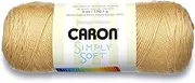 [Caron] Simply Soft Collection Yarn, 6oz, Gauge 4 Medium Worsted, 100% Acrylic - Autumn Maize - Machine Wash & Dry