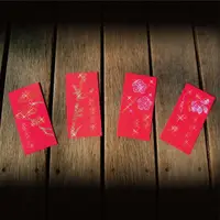 在飛比找momo購物網優惠-【GFSD璀璨水鑽精品】璀璨萬用紅包袋(歲寒三友幽蘭香)