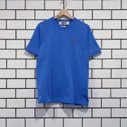 COMME DES GARCONS CDG PLAY SMALL RED HEART TEE BLUE AZ-T314-051-1