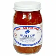 HELL ON THE RED!, Legendary Texas (Mild) Party Dip, Salsa 16 Ounces (4 Pack)