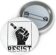 [Teegarb Letter Blanket] Novelty Pinback Button Pin Badge Linesman Distressed Graphic Quote Men Women Funny Linemen Sayings