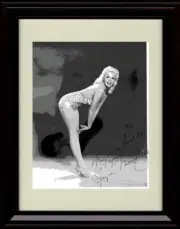 16x20 Framed Jayne Mansfield Autograph Promo Print - Portrait