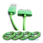 4PCS 6FT USB SYNC DATA POWER CHARGER CABLES IPAD IPHONE IPOD CLASSIC NANO GREEN