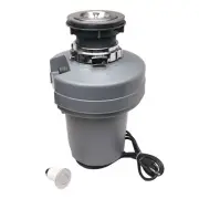 C-TECH-I Kitchen Sink Stainless Steel 1/2 HP Triple Tooth Food Garbage Disposal