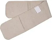 100% Cotton Oven Gloves Traditional Double Sided Washable Heat Resistant Chef Oven Mitts Commercial lined gloves For Professional Baking Cooking Catering Kitchens Large (91x17cm)