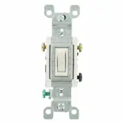 15 Amp 3-Way Toggle Switch, White (6-Pack)
