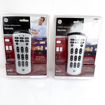 Two 45600 GE Z-Wave Remote for Wireless Lighting Control OEM New Factory Sealed