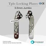 New 3.5mm TPLO Locking Plates Jumbo 1 Pair Pre-contoured Voi Style By Orthowant
