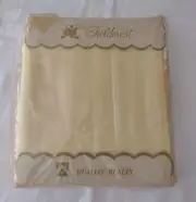 Vintage NIP Fieldcrest Wearever Yellow Sheets Set 2 Flat Cotton Full Double