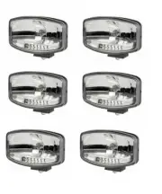 6x 24V Rollbar Halogen Light Bulb + LED Lamps Lights for Truck Lorry Chassis