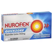 Nurofen Quickzorb 200mg Ibuprofen 24 Caplets