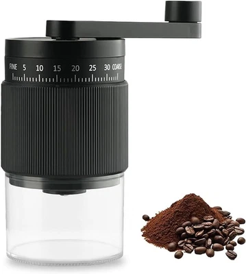 Portable Manual Coffee Grinder,Hand Coffee Bean Grinder,35 Adjustable Grind Sett