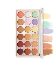 Concealer Contour Palette,Brightening Full Coverage Cream 18-Color - Waterproof Concealing Makeup Beauty Palette For Shopping, Swimming