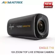 AVMATRIX Eagle T10 10x Zoom ToF Auto Focus Lives Stream Camera Wide Angle Shots