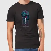 Harry Potter Nagini Neon Men's T-Shirt - Black