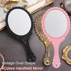 Dresser Mirror Standing Makeup Oval-Shape Vintage Vanity Mirror Handheld Mirror