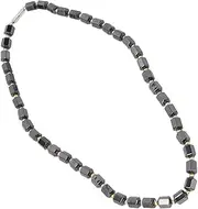 Hematite Magnetic Therapy Slimming Necklace Pain Relief Necklace Men Women Iron Ore Simple Fashionable Pain Relief Necklace Birthday Gift