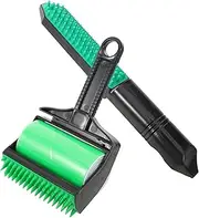 Reusable Sticky Roller Set Handheld Pet Hair Remover Tool for Couch & Cat Hair Washable & Dual Use Lint Roller for Easy Cleaning of Pet Fur