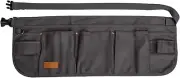 Tool Waist Apron, Heavy Duty Waxed Canvas Tool Belt, Waist Tool Belt with 10 Poc
