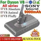 21.6V 9000mAh Battery For Dyson V8 SV10 Absolute Pro Animal Fluffy Vacuum