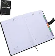 GARIOUANS Portable Spanish Daily Planner Notepad for Work and Academic Use Elegant Design for Teachers and Students Compact Yearly Calendar and Task Organizer
