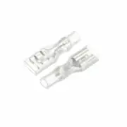 A● 200pcs4.8mmQuick Splice Wire Terminals Female Connector with InsulatingSleeve