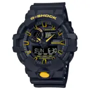 Casio G-Shock GA-700CY-1A Black and Yellow Ana Digi World Time Watch