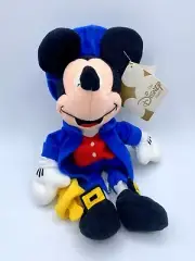 -P NEW THE DISNEY STORE BEANIE BEAN BAG PLUSH MICKEY MOUSE PAUL REVERE