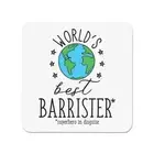 World's Best Barrister Fridge Magnet Funny Joke Best Awesome Solicitor Law