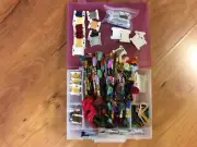 Lot of 90+ DMC Embroidery Floss / Bobbins plus Organizer / Case **LOOK**