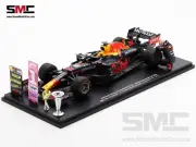 Preorder - 2021 F1 WDC Max Verstappen Red Bull RB16B Abu Dhabi 1:18 Spark Figure