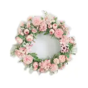 Classic Artificial Simulation Flowers Garland for Home Room Garden Door Decoration Light pink