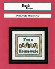 DEPEREATE HOUSEWIFE CROSS STITCH CHART-OOP-BASK DESIGNS