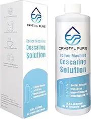 [Crystal Pure] 500ml Liquid Descaler Cleaner Descale Descaling Solution for Breville Gaggia Saeco Delonghi Jura Sunbeam Espresso Coffee Machine