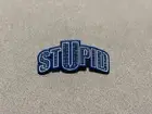 Stupid Viere Nova Blue White Iced Clear Stones Ustupid Hat Pin Glow In The Dark