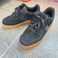 在飛比找蝦皮購物優惠-Nike Air Force 1 Low Black Sue