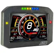 AEM CD-7FLG Carbon Flat Panel Logging Digital Dash Display w/ Internal GPS