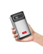 Mini DLP Projector 200 ANSI HD Video/Android 9.0 2GB + 32GB/Touchpad/TOF Auto...