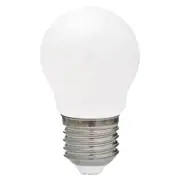 SAL LFR27E27D - Fancy Round Opal Bulb 4W Dimmable - E27 - Warm White