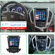 9.7'' Vertical Head Unit Stereo Radio Android 11 GPS For Cadillac SRX 2009-2012