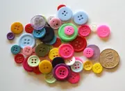 Sewing Buttons - Ridged - 50 Assorted Pack - Craft #606