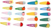 ibasenice 1 Set Fruit Hair Clip Pretty Hair Barrette Cute Girl Hair Clips Snap Clip for Hair Barrettes Hair Decoration Hair Accessories Snap Clip Alloy