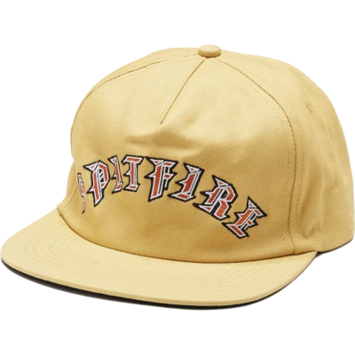 Spitfire Wheels Old E Arch Gold Snapback Hat