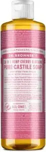 DR. BRONNER'S Pure-Castile Soap Liquid (Hemp 18-in-1) Cherry Blossom 473ml