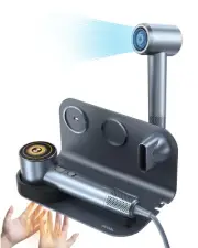 Ion Blowdryer with Wall-Mounted Holder, High-Speed Ionic Hair Dryer for Fine ...