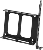 AsrMyjcx Double SSD Mounting Bracket with Screw 2.5" SSD Mounting Bracket Metal Drive Bay , Black