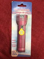 Thin Mini Flat Flashlight LED Directional Light Battery Included Magnetic- PINK