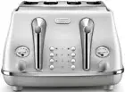 Delonghi - Icona Capitals 4 Slice Toaster - White